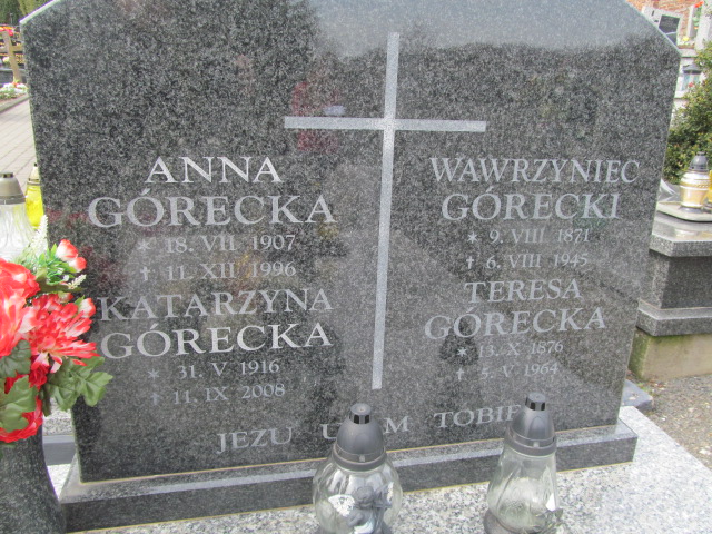 Katarzyna Górecka 1916 Paczółtowice - Grobonet - Wyszukiwarka osób pochowanych