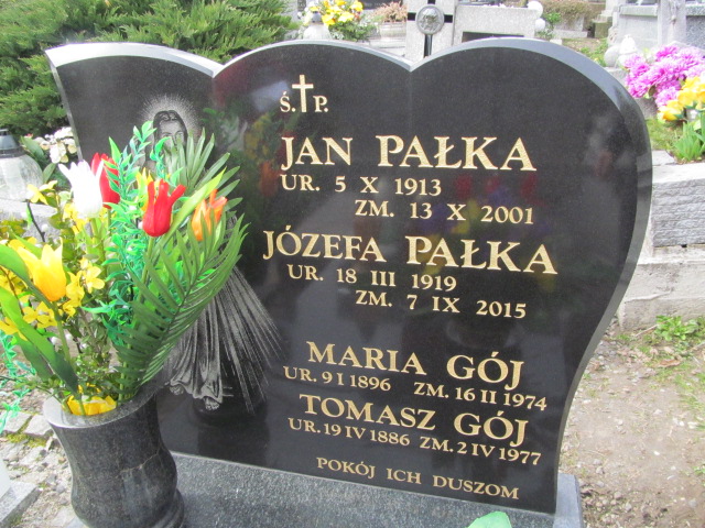 Maria Gój 1896 Paczółtowice - Grobonet - Wyszukiwarka osób pochowanych