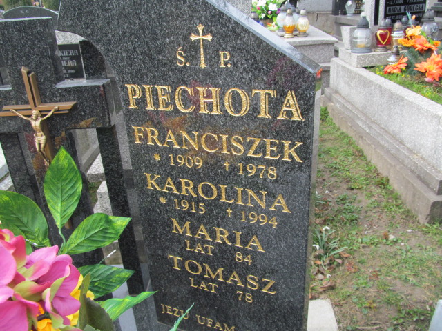Karolina Piechota 1915 Paczółtowice - Grobonet - Wyszukiwarka osób pochowanych