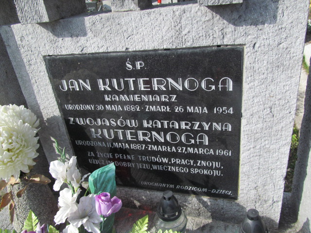 Katarzyna Kuternoga 1887 Paczółtowice - Grobonet - Wyszukiwarka osób pochowanych