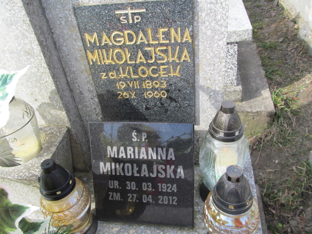 Magdalena Mikołajska 1893 Paczółtowice - Grobonet - Wyszukiwarka osób pochowanych