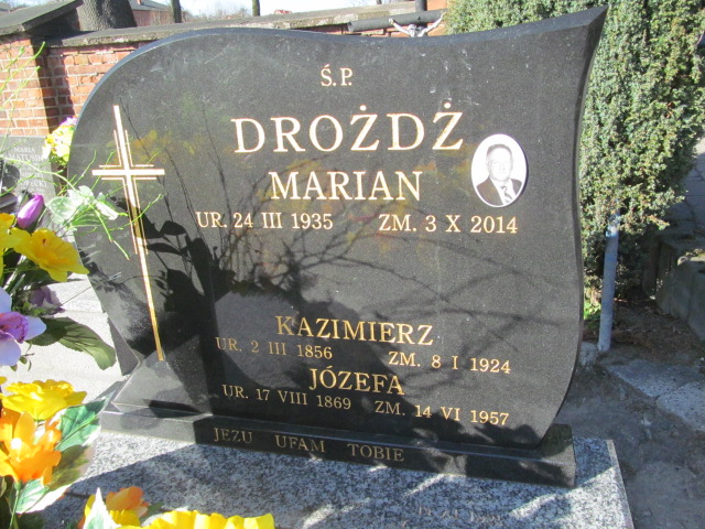 Marian Drożdż 1935 Paczółtowice - Grobonet - Wyszukiwarka osób pochowanych