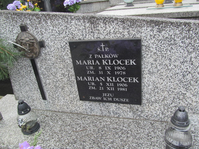 Marian Klocek 1906 Paczółtowice - Grobonet - Wyszukiwarka osób pochowanych