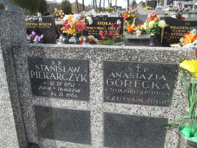 Anastazja Górecka 1916 Paczółtowice - Grobonet - Wyszukiwarka osób pochowanych